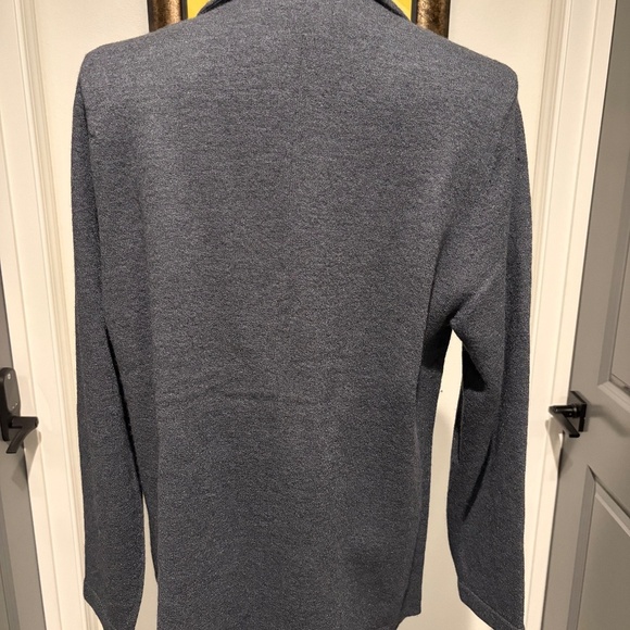 Banana Republic Mens Charcoal Grey Sweater Sport Coat Size Large - NWT - Picture 3 of 4
